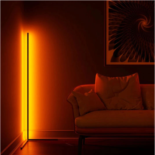 Adjustable RGB floor lamp