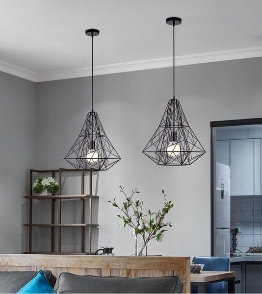 Cage Light Frame Pendant Lamp