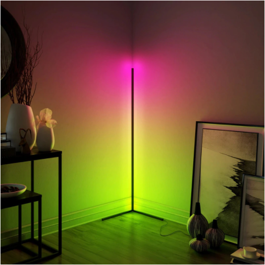 Adjustable RGB floor lamp