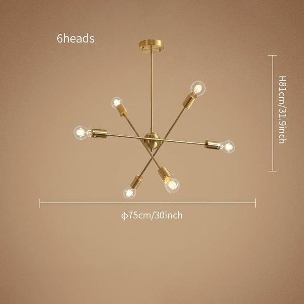 Modern Brass Gold Chandeliers