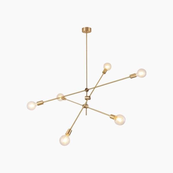 Modern Brass Gold Chandeliers
