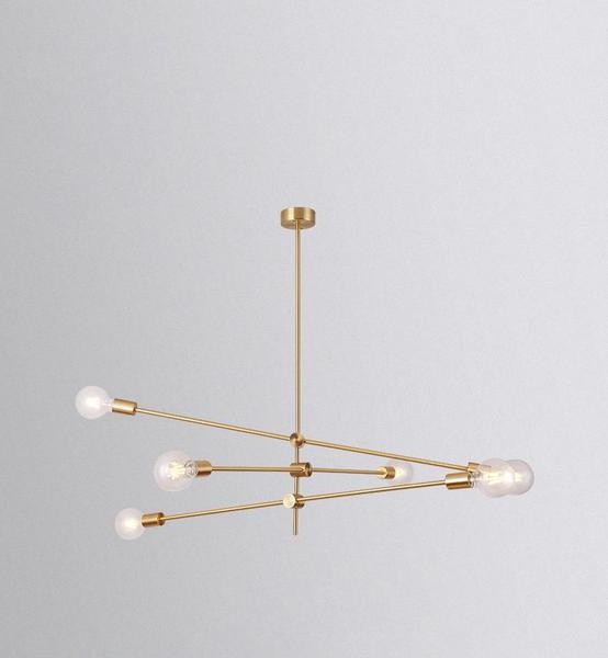 Modern Brass Gold Chandeliers