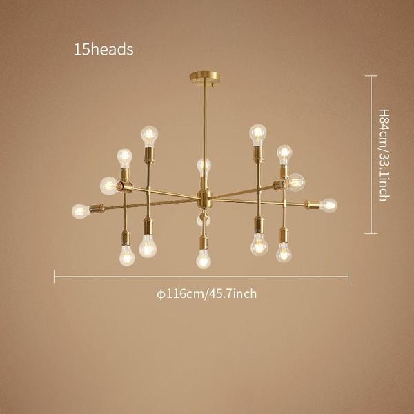 Modern Brass Gold Chandeliers