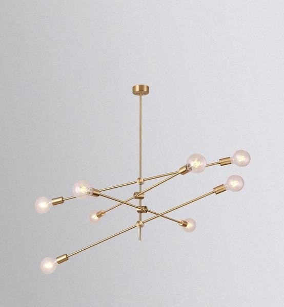 Modern Brass Gold Chandeliers