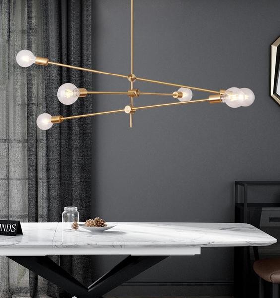 Modern Brass Gold Chandeliers