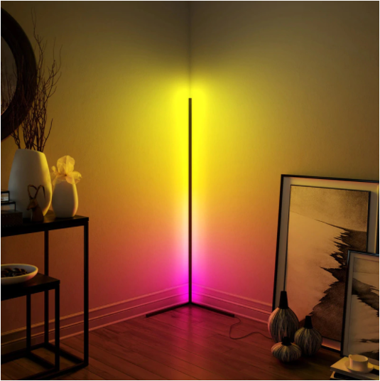 Adjustable RGB floor lamp