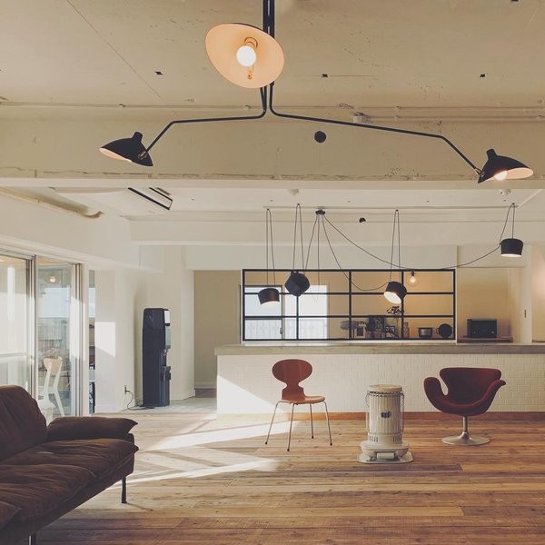 Serge mouille ceiling light