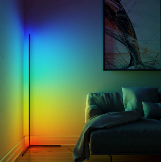 Adjustable RGB floor lamp